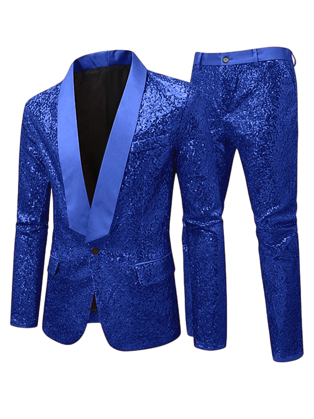 Costume Smoking Sequins Homme 2 Pièces – CLEVI Paris