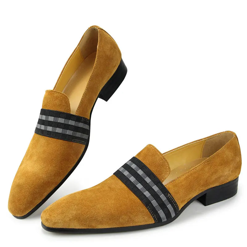 Mocassins Cuir Suédé Homme Fait Main 2 Coloris – CLEVI Paris