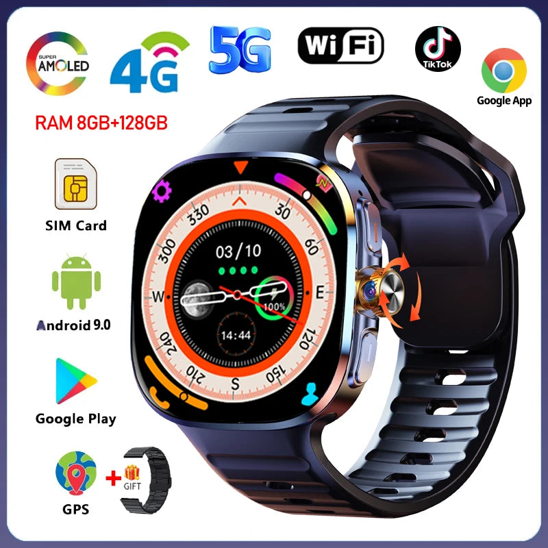 Montre Connectée 4G Android 9.0 Caméra – CLEVI Paris
