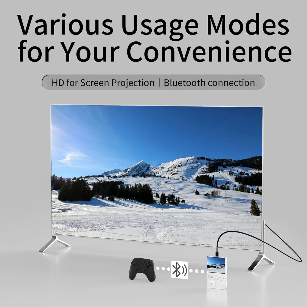 Console rétro ANBERNIC RG40XXV écran 4″ – CLEVI Paris