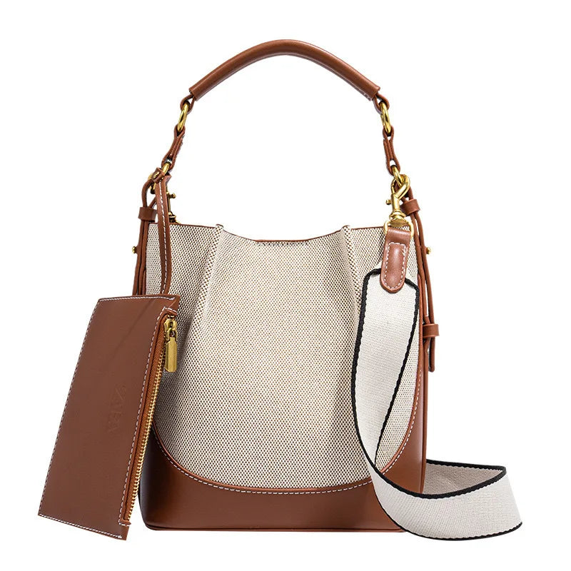 Sac Femme Minimaliste Couleur Unie Fermeture Zip Bandoulière & Clutch 2 Coloris – CLEVI Paris