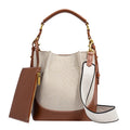 Sac Femme Minimaliste Couleur Unie Fermeture Zip Bandoulière & Clutch 2 Coloris – CLEVI Paris