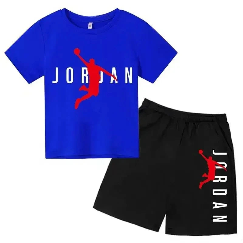 Ensemble enfant T-shirt et short en coton – CLEVI Paris