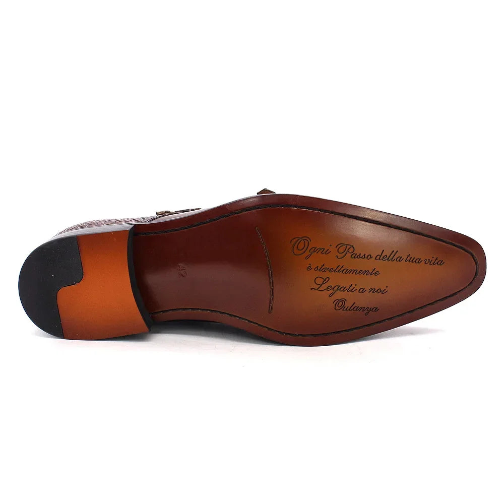 Chaussures à boucle en cuir pour homme – CLEVI Paris