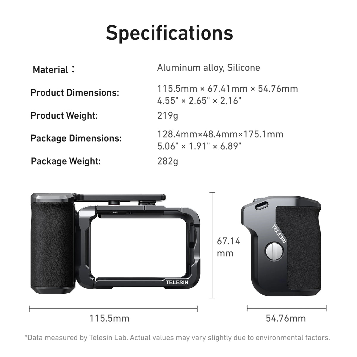 Kit TELESIN StreetGrip pour Action 6 – CLEVI Paris
