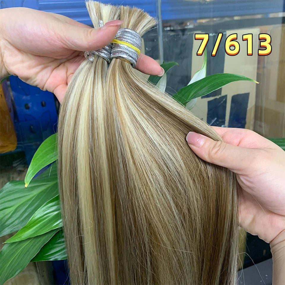 Mèches Bulk Brésiliennes Lisses 100% Cheveux Humains – CLEVI Paris