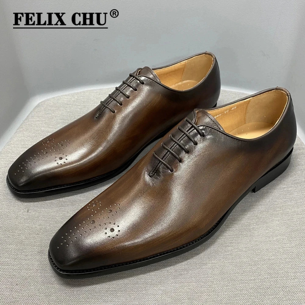 Chaussures Oxford homme en cuir à lacets – CLEVI Paris