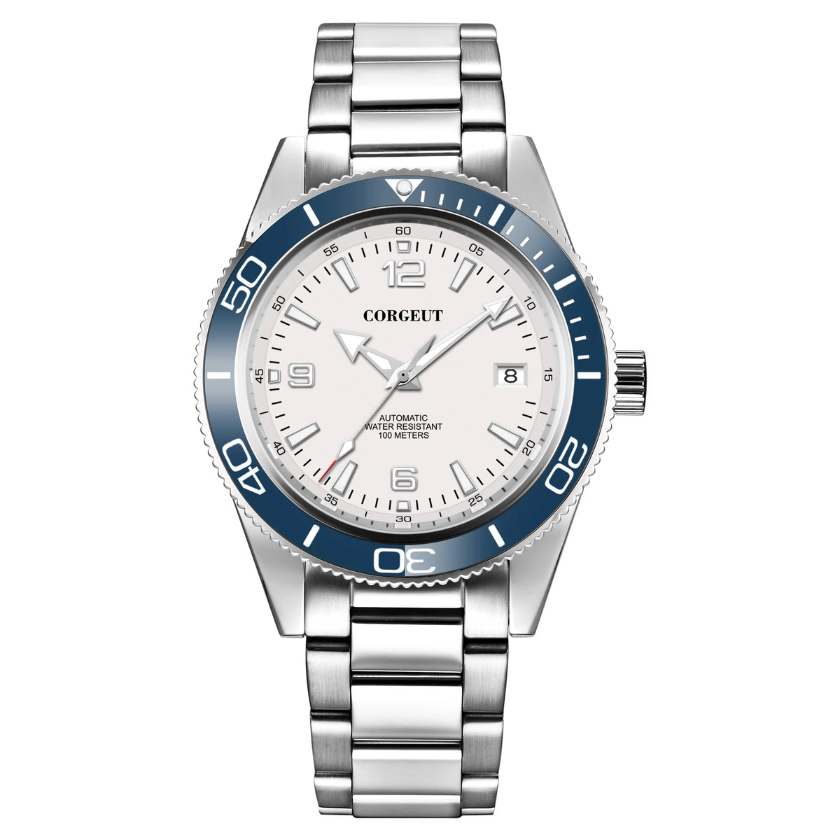 Montre Automatique Homme Corgeut 41mm Saphir Lunette Céramique 200m – CLEVI Paris