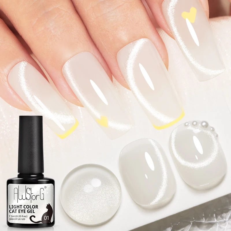 Vernis Gel UV Cat Eye AWStorG 7,5ml Semi-Permanent – CLEVI Paris