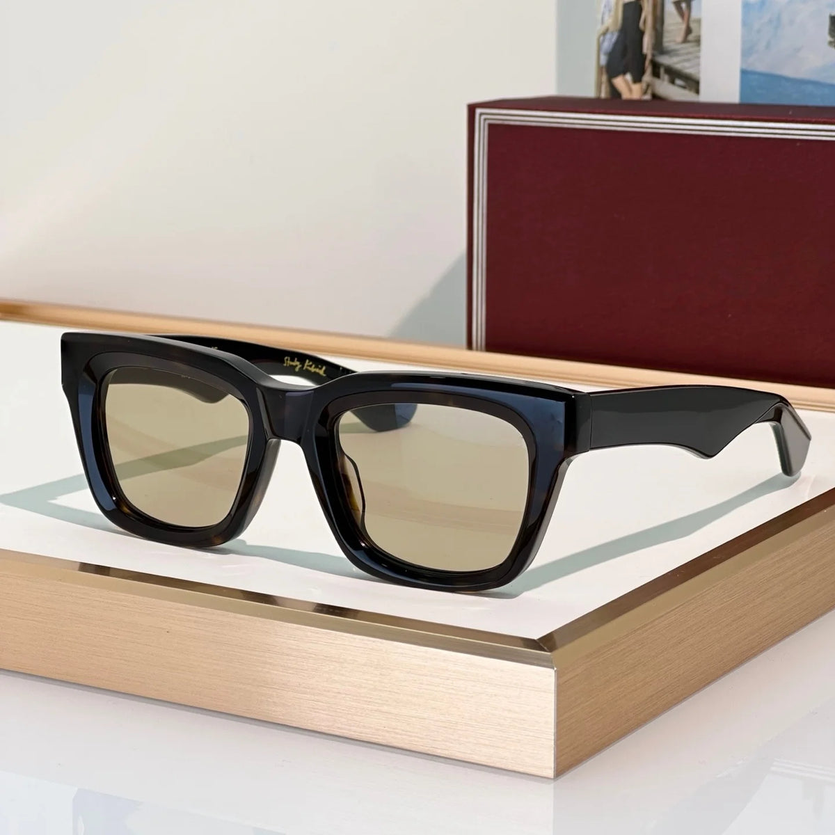 Lunettes de Soleil Carrées Acétate Unisexe UV400 Torrance – CLEVI Paris