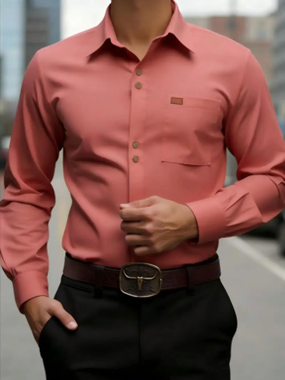 Chemise homme formelle en soie – CLEVI Paris