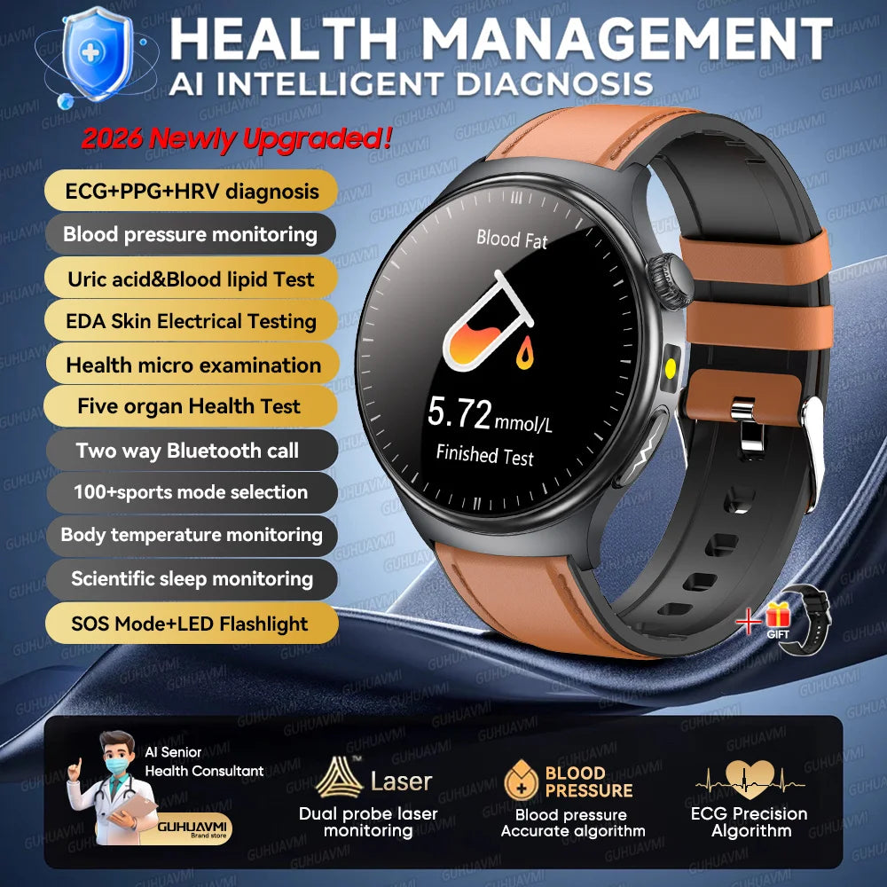 Montre GUHUAVMI TK27 AMOLED Bluetooth – CLEVI Paris