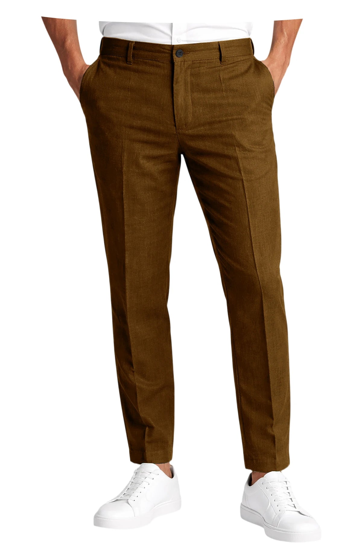 Pantalon homme en lin coupe slim – CLEVI Paris