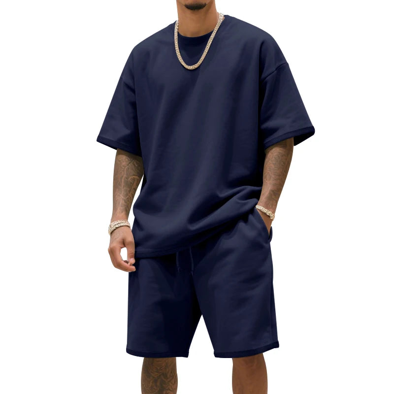 Ensemble homme t-shirt ample et short – CLEVI Paris