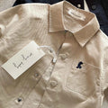 Chemise enfant unisexe à manches longues – CLEVI Paris