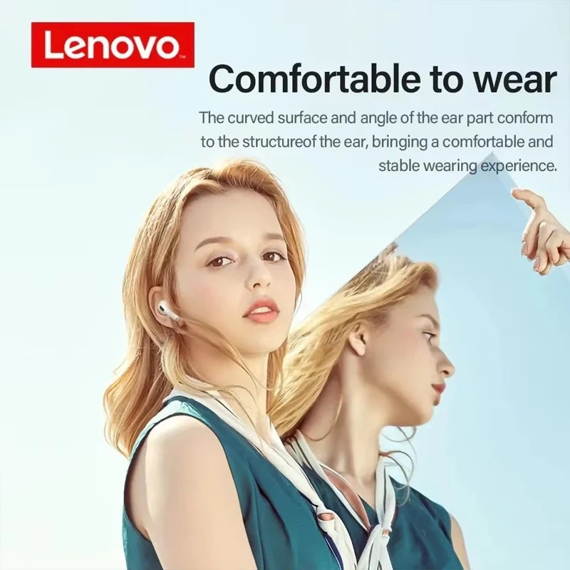 Écouteurs Lenovo LP40 TWS Bluetooth 5.3 ANC Tactile – CLEVI Paris