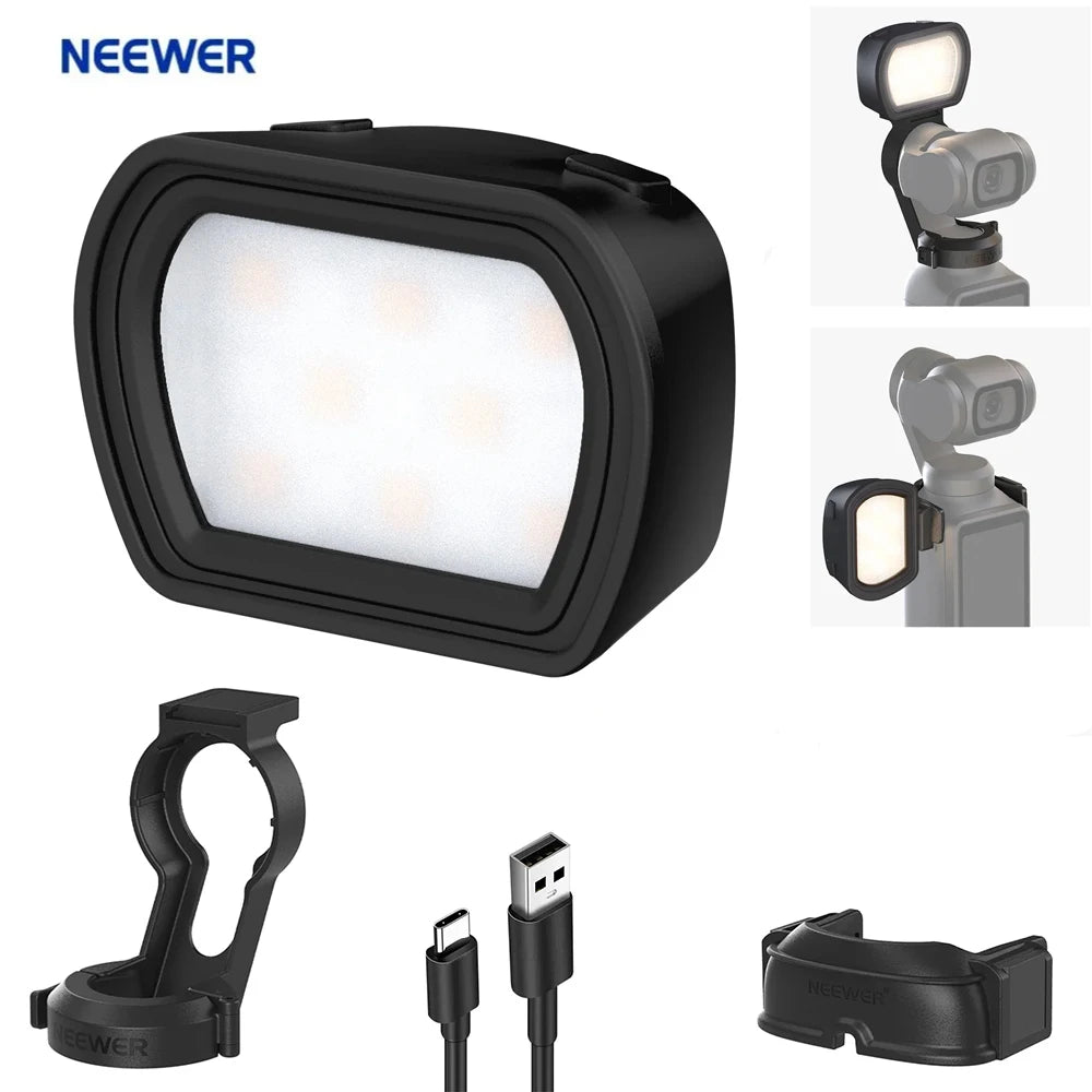 Lampe NEEWER M21 pour DJI Osmo Pocket 3 – CLEVI Paris