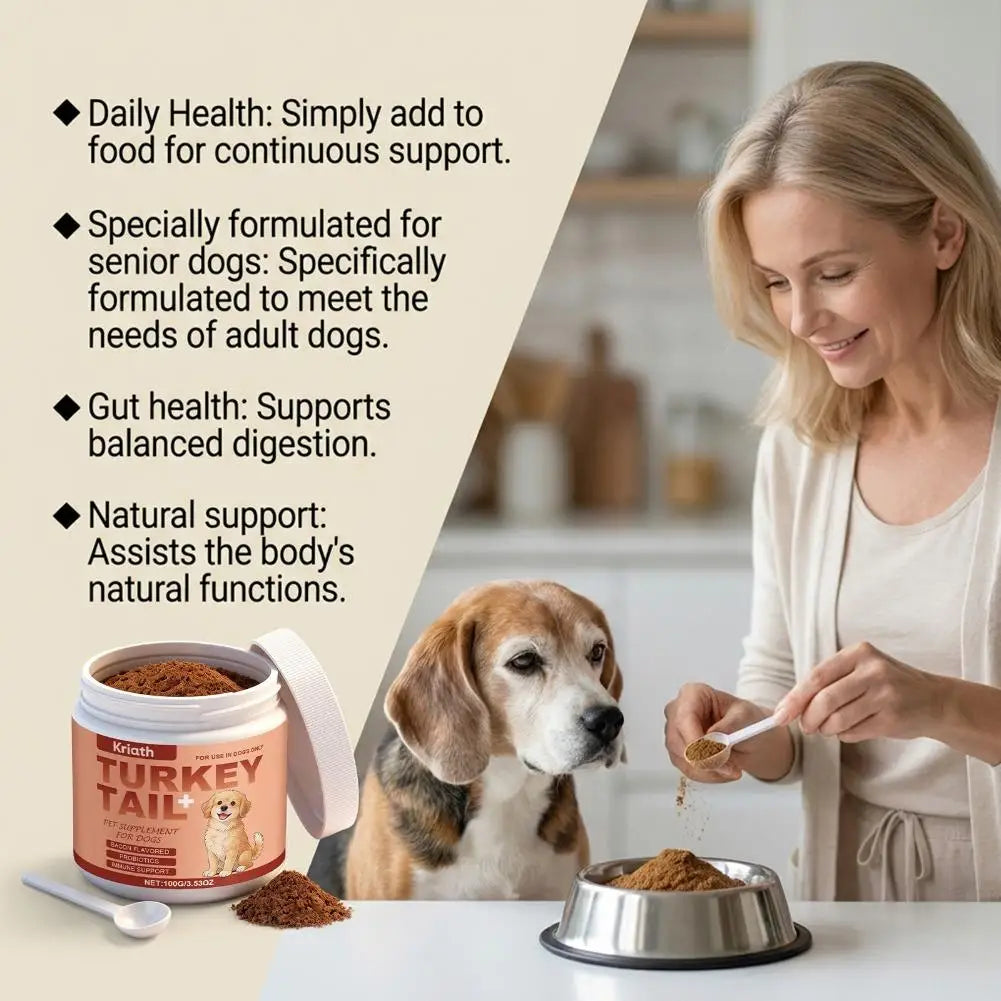 Complément en poudre pour chien 100 g – CLEVI Paris
