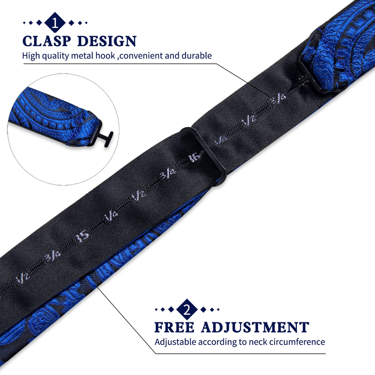 Coffret nœud papillon paisley et accessoires – CLEVI Paris