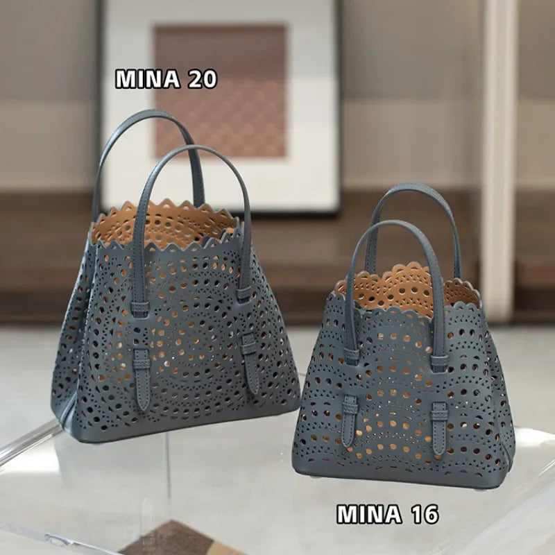 Sac seau femme ajouré, trois formats – CLEVI Paris