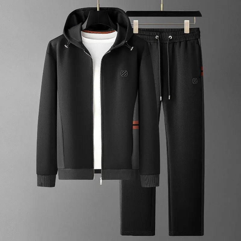 Survêtement homme Minglu à capuche zippée – CLEVI Paris