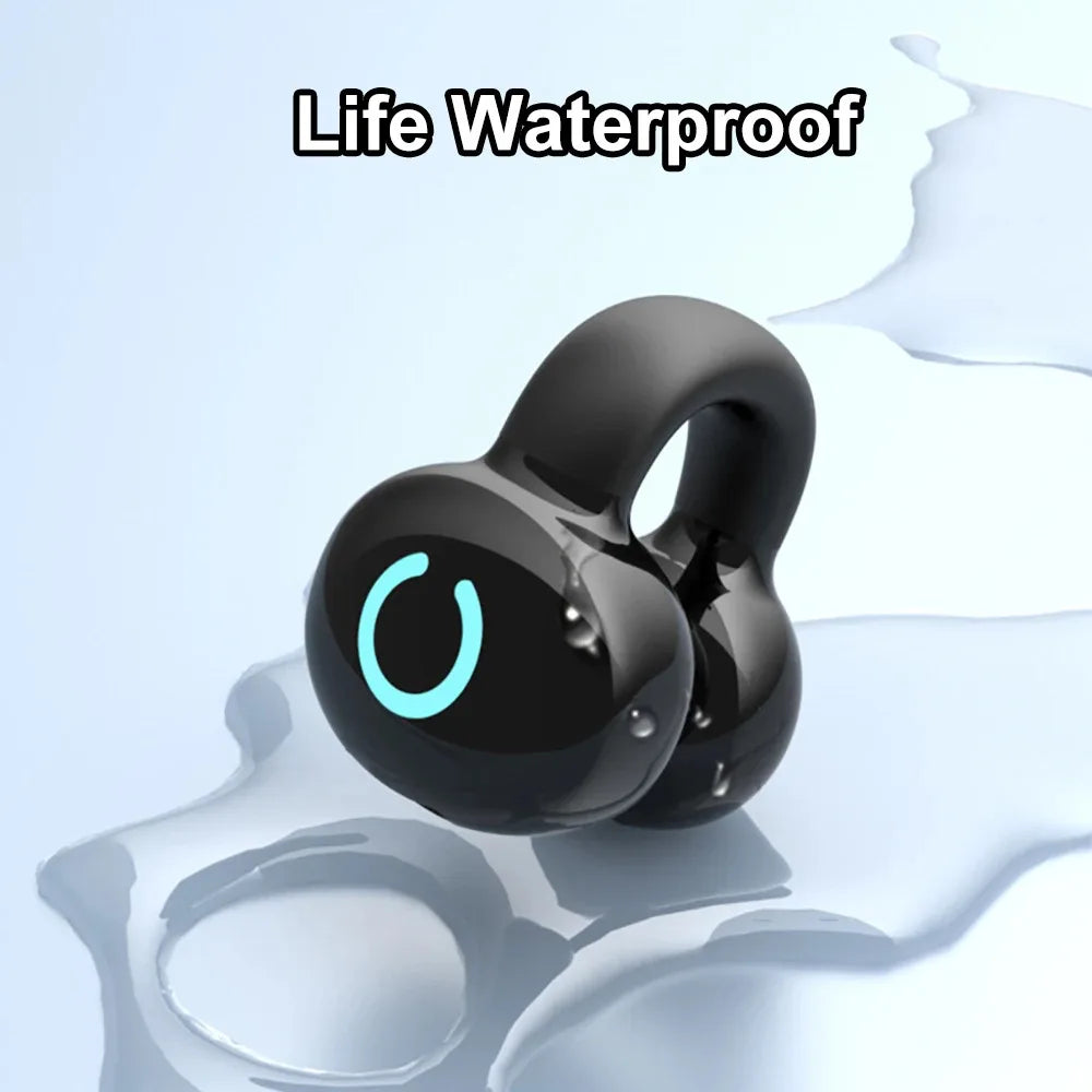 Écouteur Mono Clip-Ear Bluetooth 5.3 Sport HiFi – CLEVI Paris
