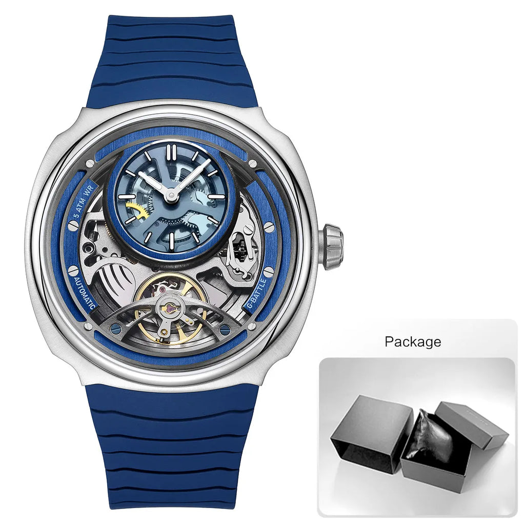 Montre mécanique squelette MEGIR 2259 – CLEVI Paris