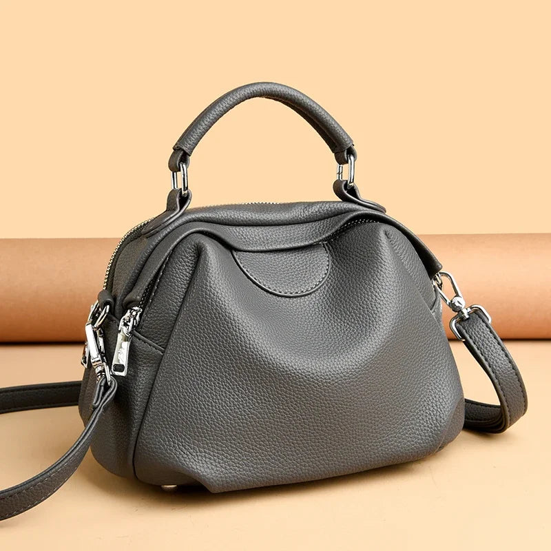 Sac fourre-tout femme à poches zippées – CLEVI Paris