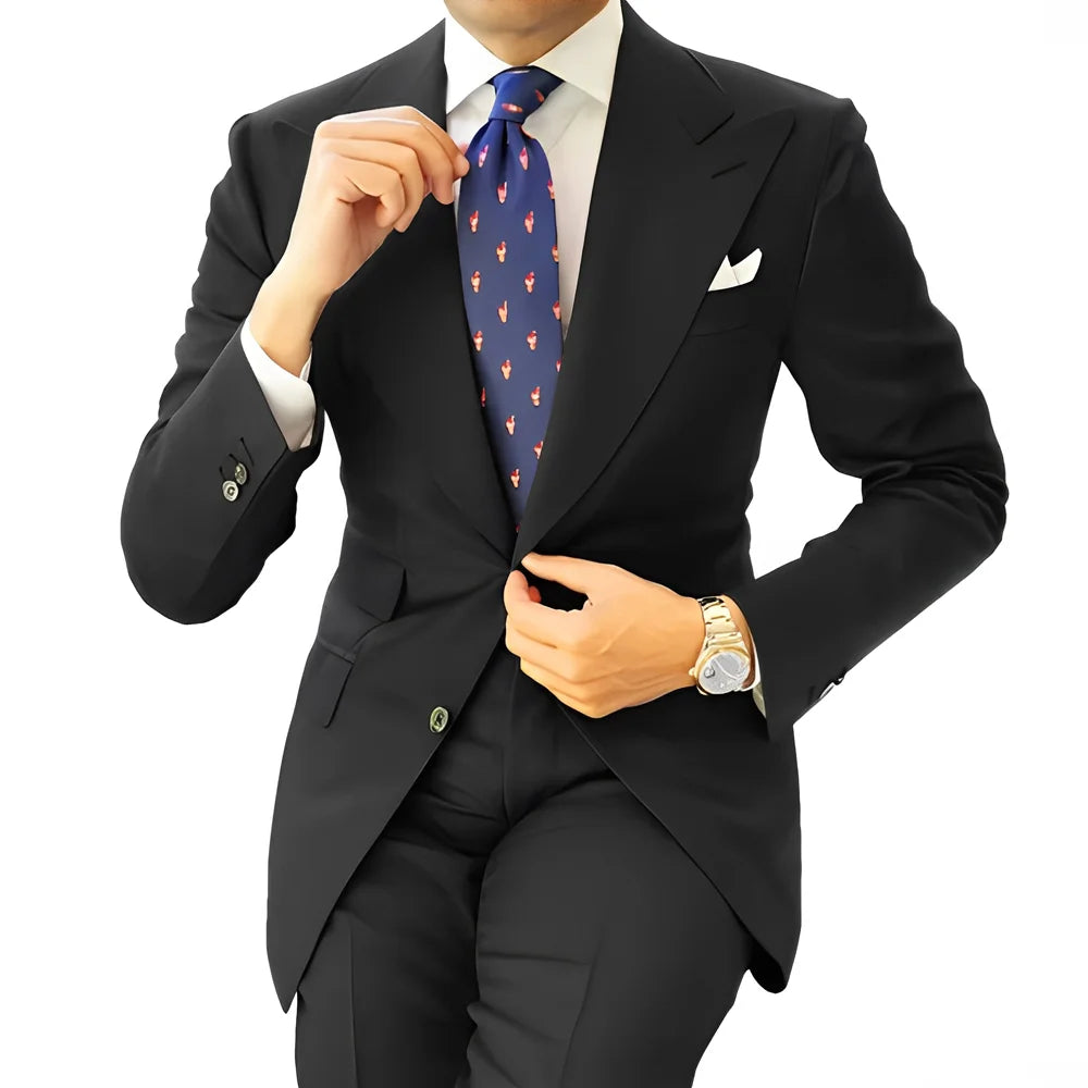 Costume homme formel, coupe droite – CLEVI Paris