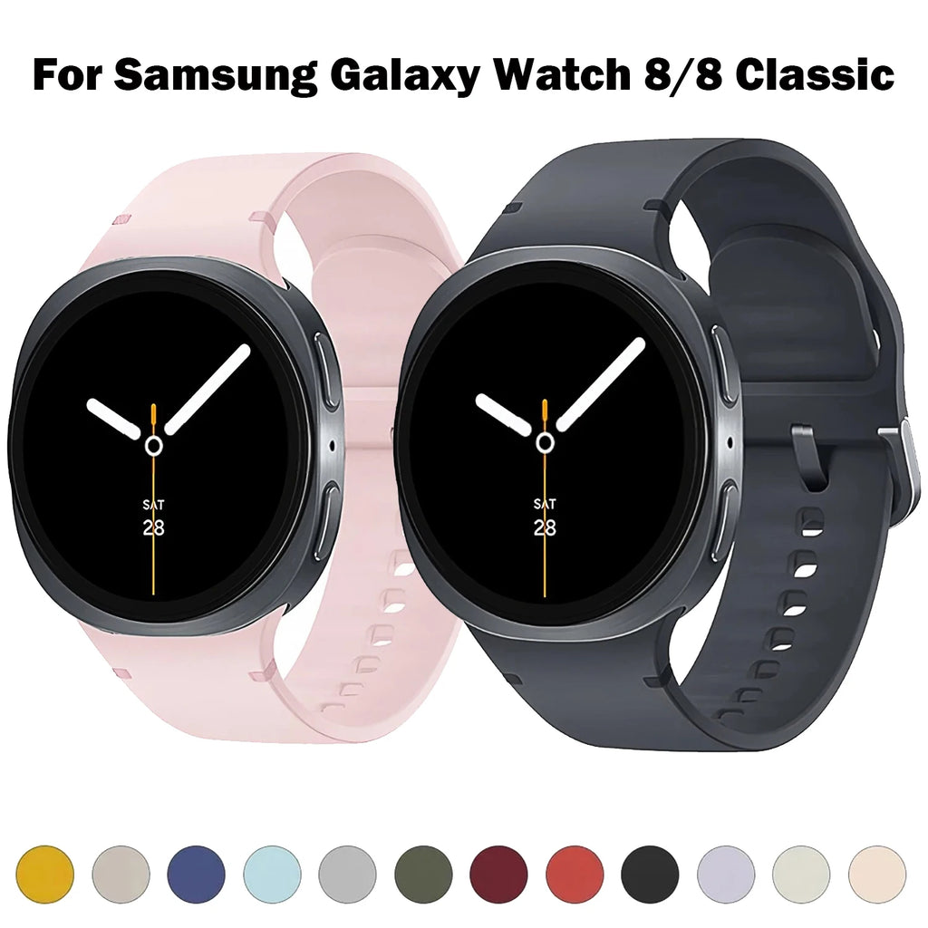 Bracelet silicone compatible Galaxy Watch 8 – CLEVI Paris