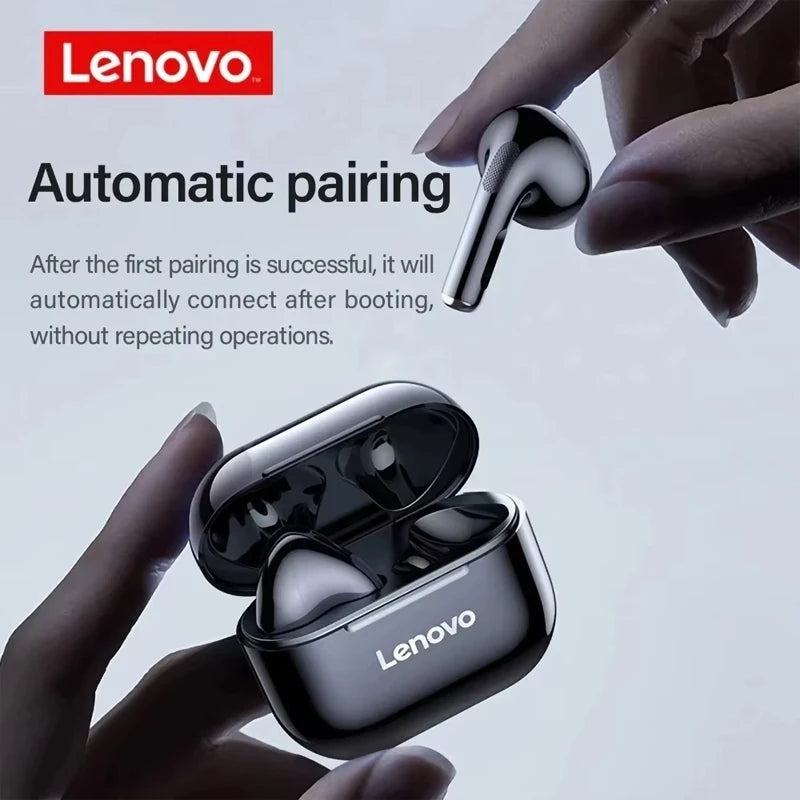 Écouteurs Lenovo LP40 TWS Bluetooth 5.3 ANC Tactile – CLEVI Paris