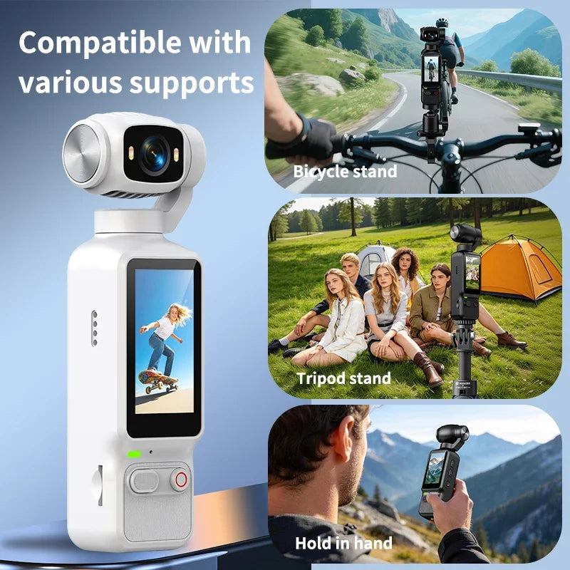 Caméra Action 4K ONEVAN – Rotation 180°, 19MP, WiFi, Écran 1,8", Batterie 1800mAh, Idéale Vlog & Réseaux Sociaux