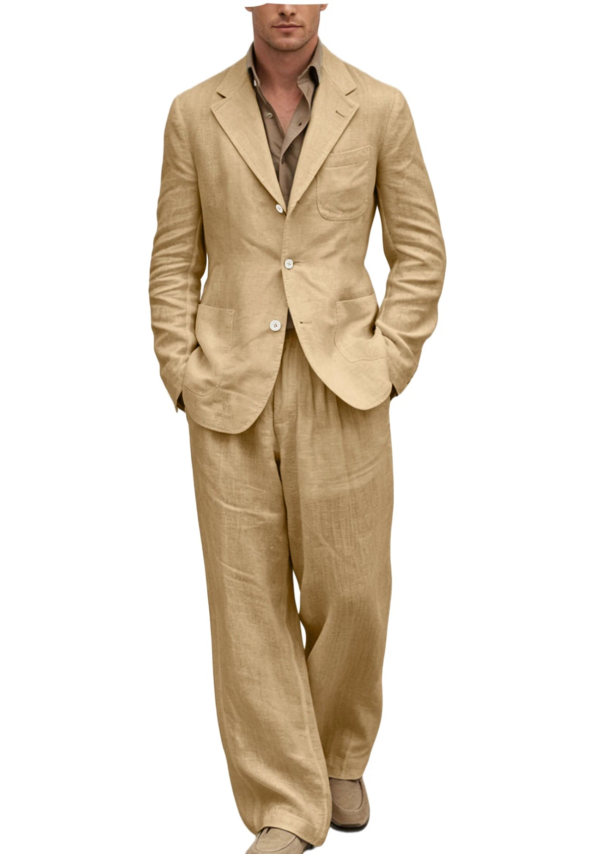 Costume Homme 2 Pièces en Lin – CLEVI Paris