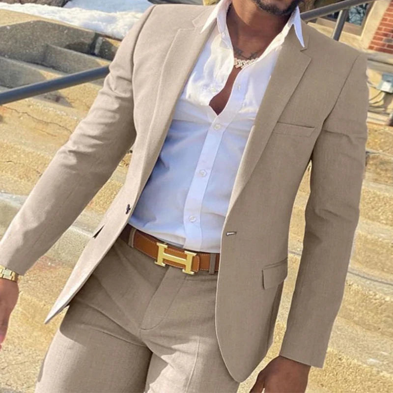 Costume Homme 2 Pièces Élégant – CLEVI Paris