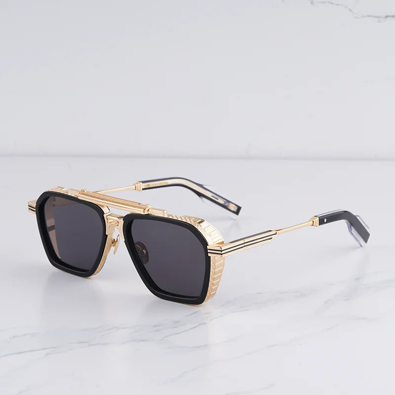 Lunettes homme Homotati pilote double pont – CLEVI Paris