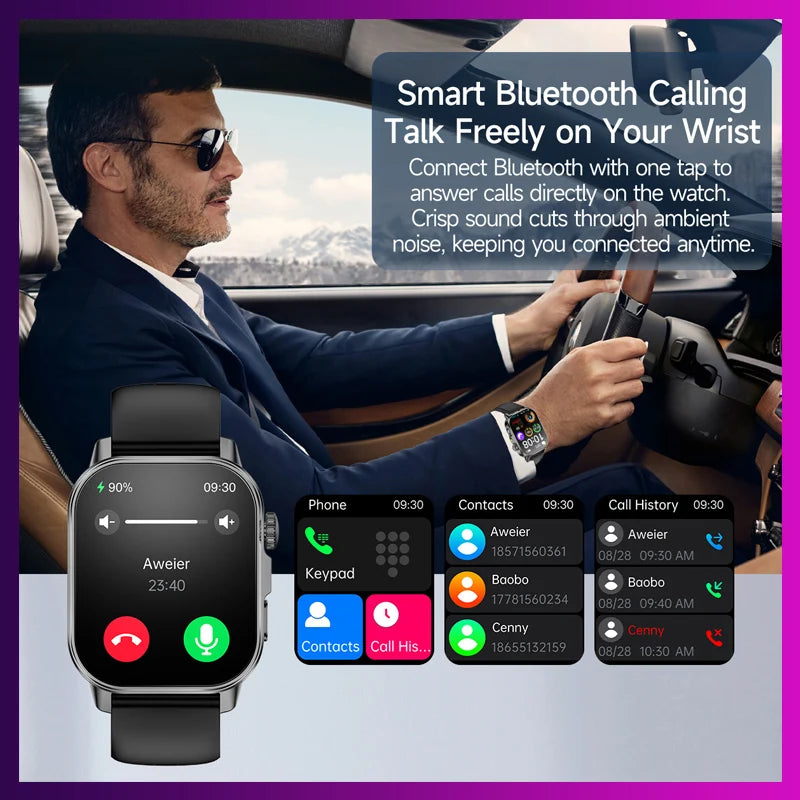 Montre TAVYU ET571 AMOLED 2″ Bluetooth – CLEVI Paris