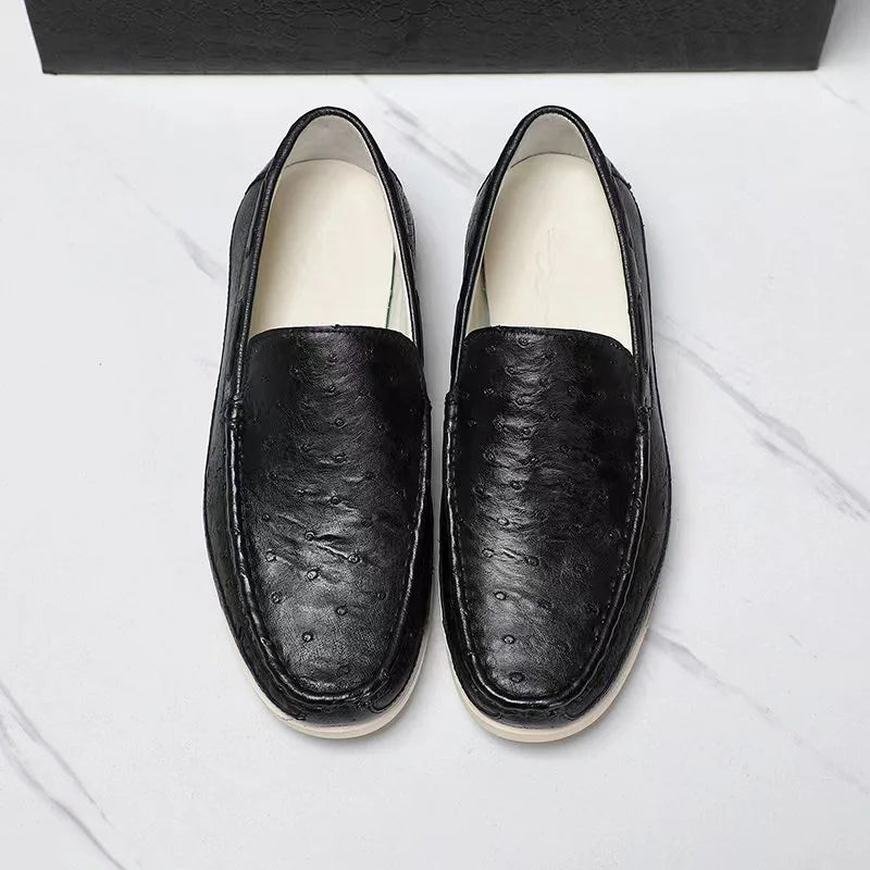 Mocassins homme noirs en cuir – CLEVI Paris