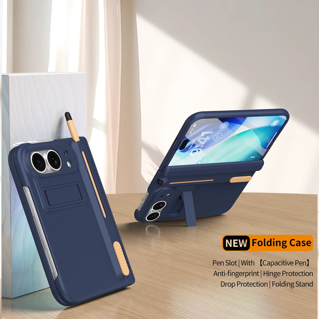 Étui iPhone Duo avec support et charnière – CLEVI Paris