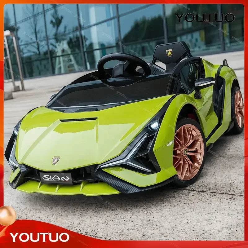 Voiture électrique enfant double moteur – CLEVI Paris