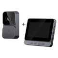 Visiophone Sans WiFi 2.4G Luxuglow – Écran IPS 4,3", Interphone Vidéo, Vision Nocturne IR, Batterie 1000mAh, Carte SD 128Go