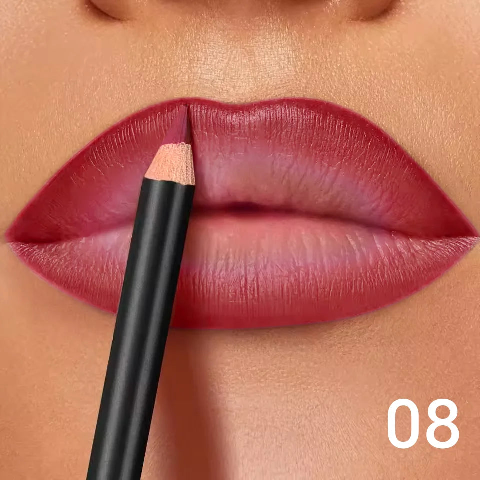 Crayon Contour Lèvres Waterproof CHOOSE RASME – Longue Tenue Matte 12 Teintes – CLEVI Paris