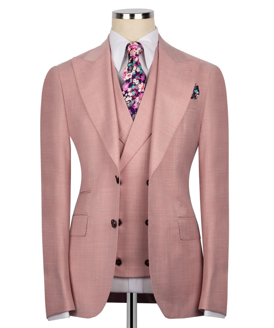 Costume homme 3 pièces revers pointus – CLEVI Paris