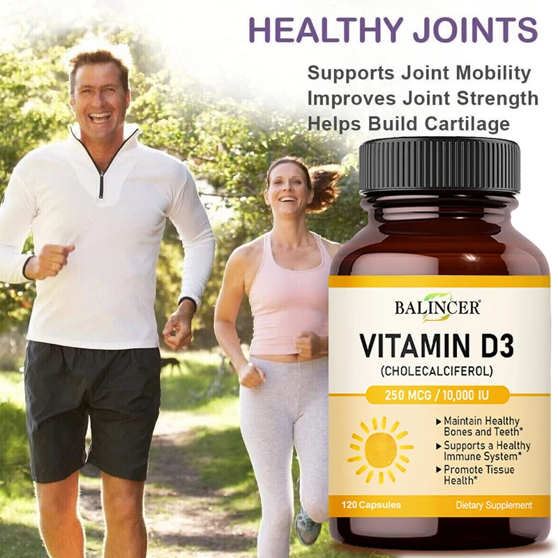 Vitamine D3 10 000 UI, 60 capsules – CLEVI Paris