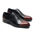 Oxford brogue homme en cuir et patchwork – CLEVI Paris
