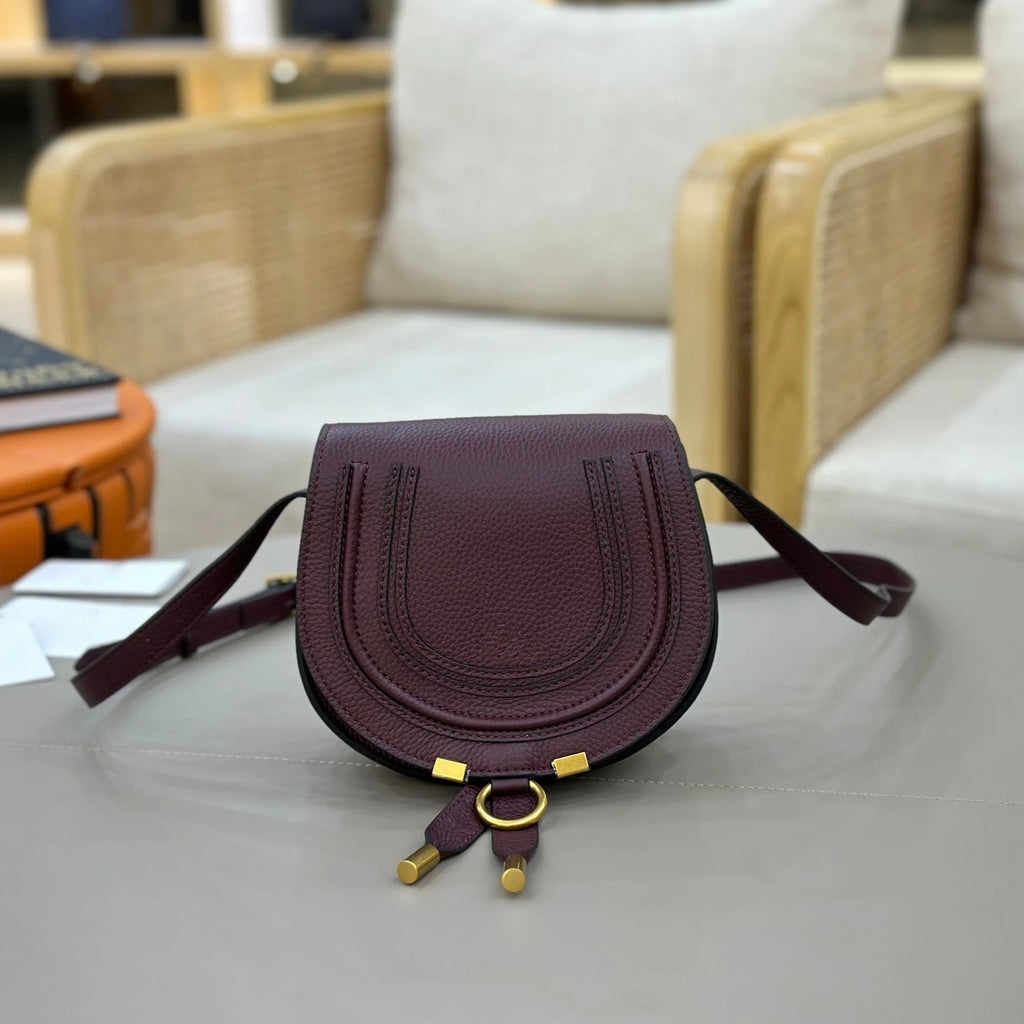 Sac Selle Femme Cuir Véritable Bandoulière Longue Luxe – CLEVI Paris