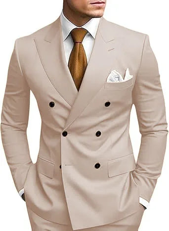 Costume homme 2 pièces, double boutonnage – CLEVI Paris