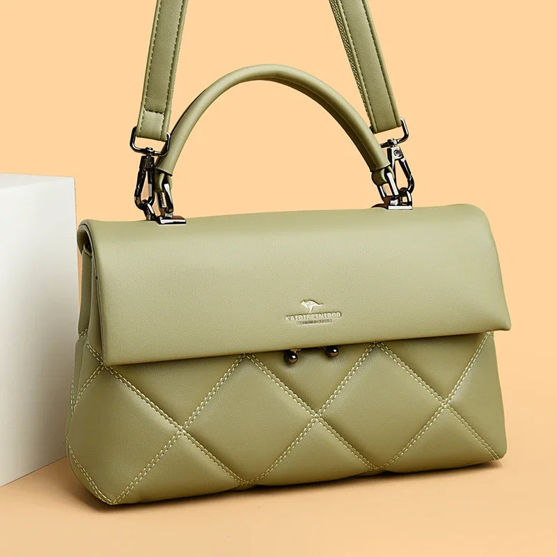 Sac à bandoulière femme souple en PU – CLEVI Paris