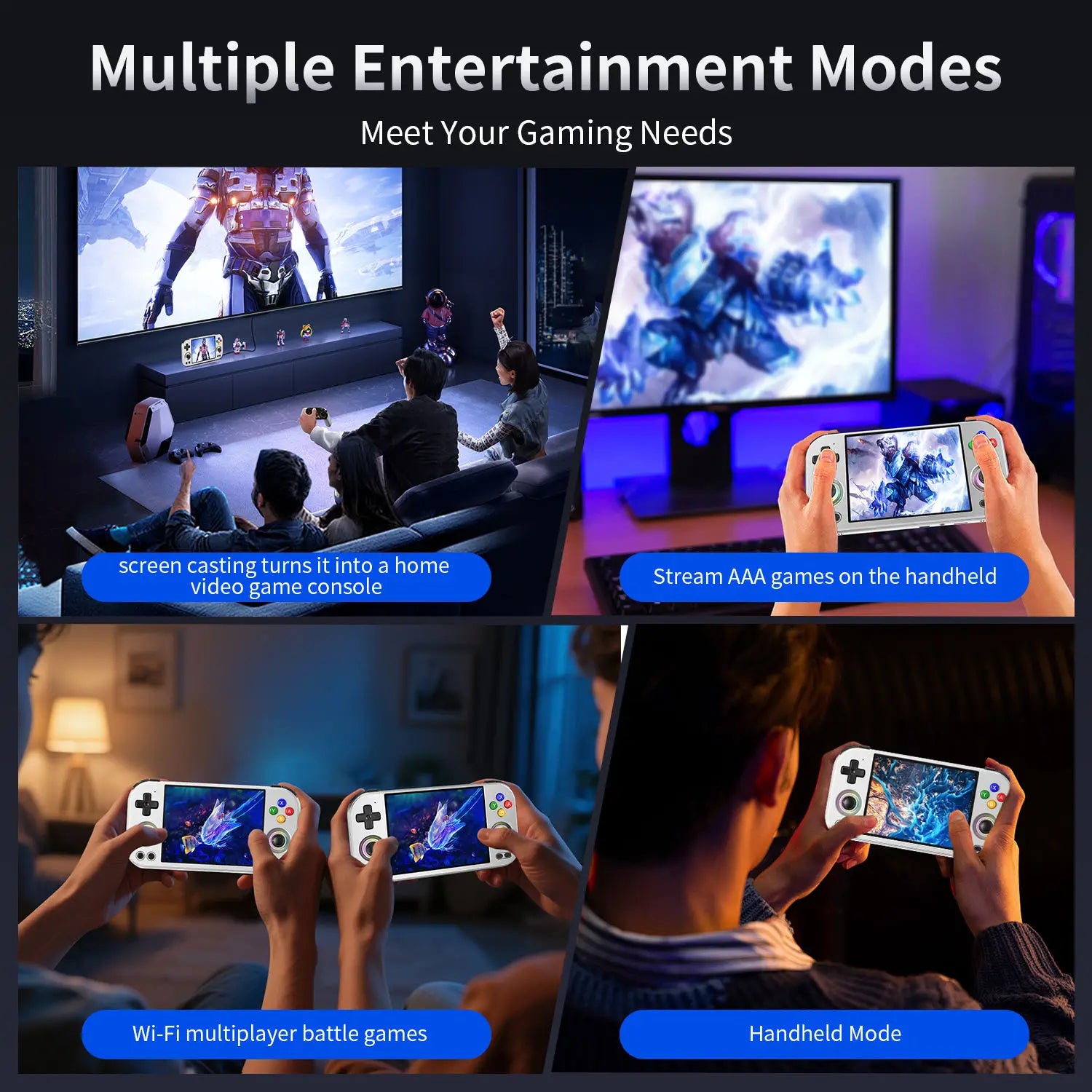 Console Gaming Portable RG477M – Écran LTPS 4,7" | Wi-Fi | PS2