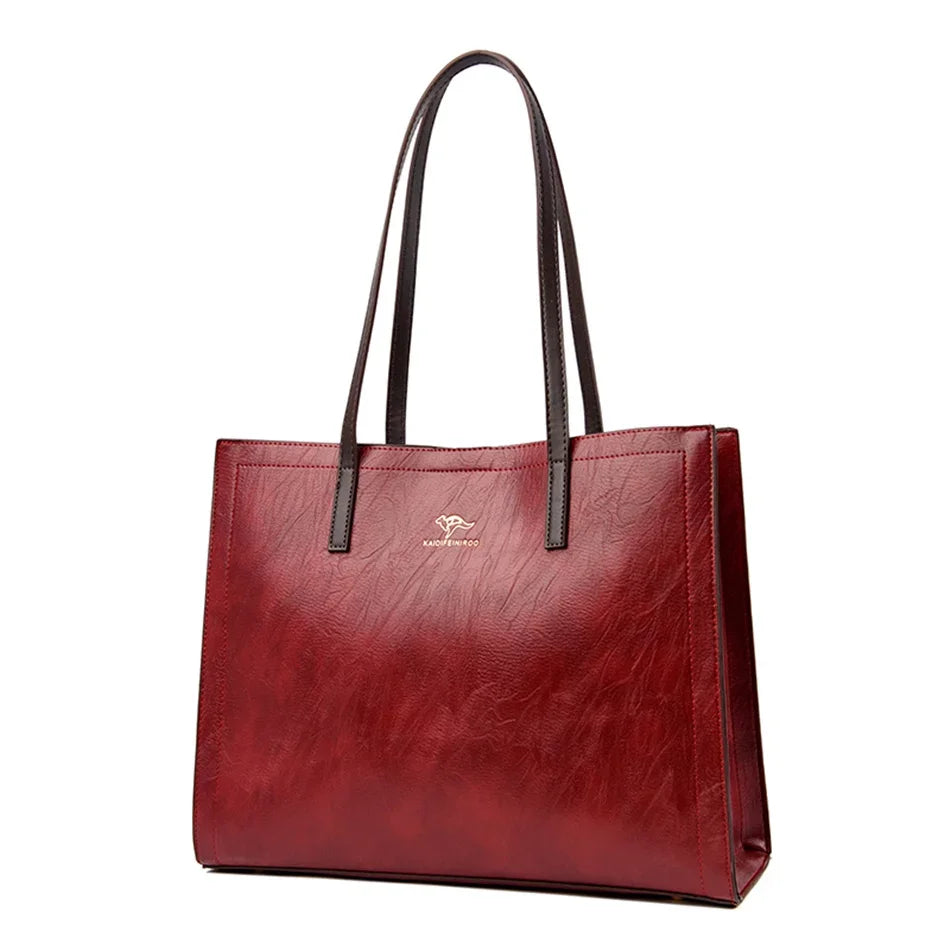 Sac Cabas Vintage Cuir Femme – CLEVI Paris