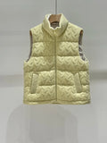 Gilet femme en cachemire matelassé – CLEVI Paris
